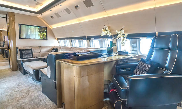 Plane interior luxury
