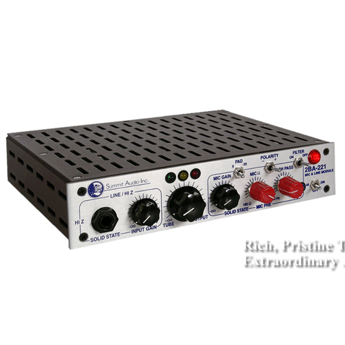 Summit Audio 2BA-221 Microphone Preamp | Thai Son Beatbox Summit Audio 2BA-221 Microphone Preamp | Thai Son Beatbox