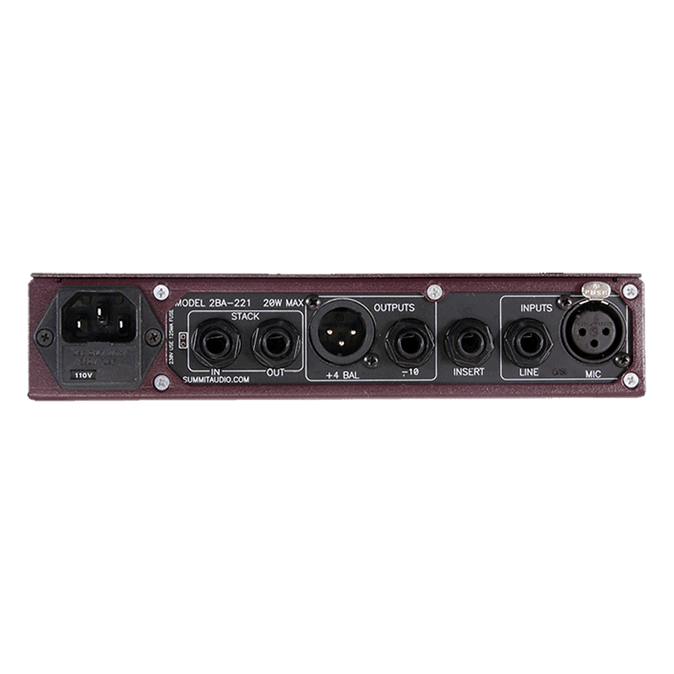 Hình thu nhỏ: Summit Audio 2BA-221 Microphone Preamp