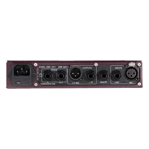Summit Audio 2BA-221 Microphone Preamp | Thai Son Beatbox