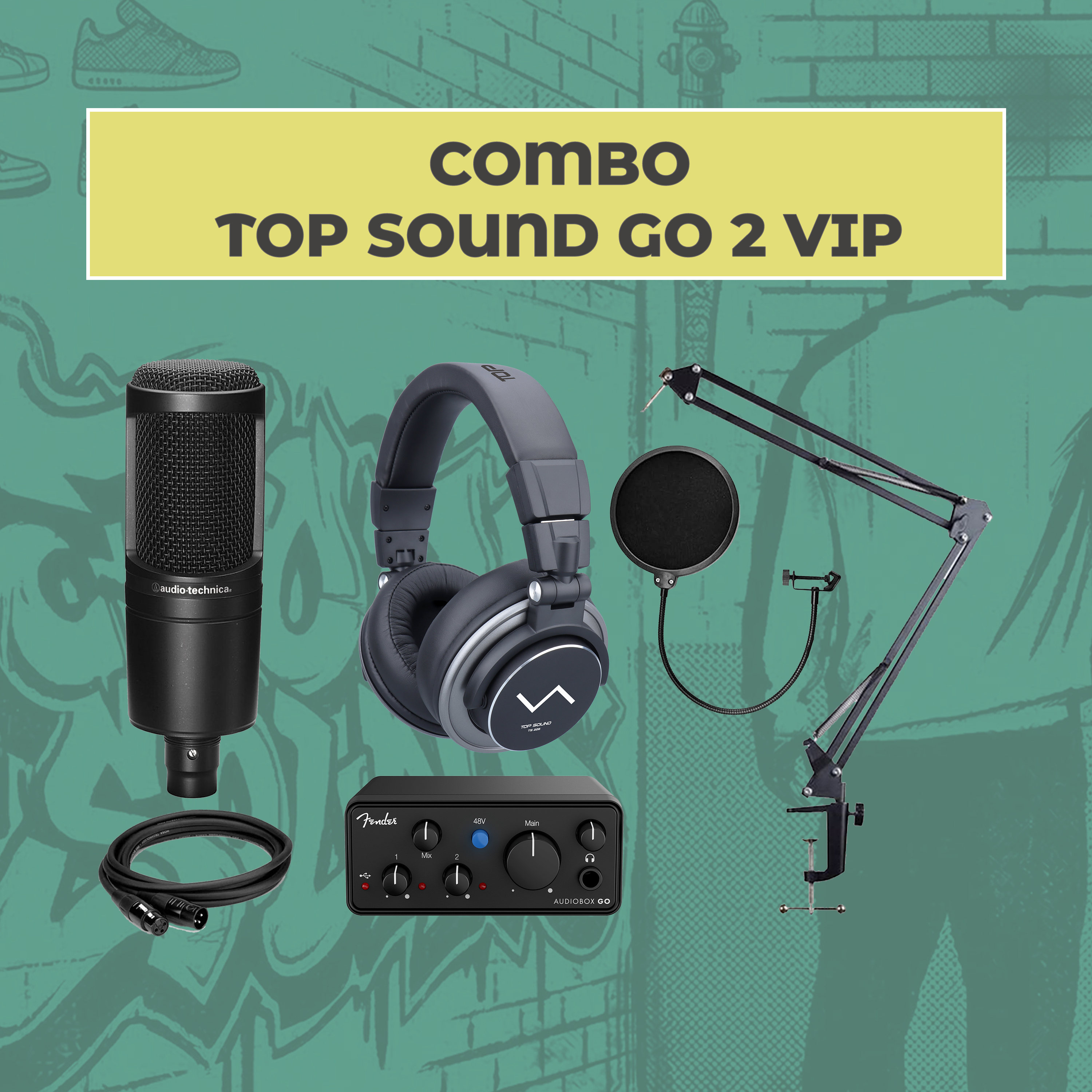COMBO THU ÂM TOP SOUND GO 2 VIP