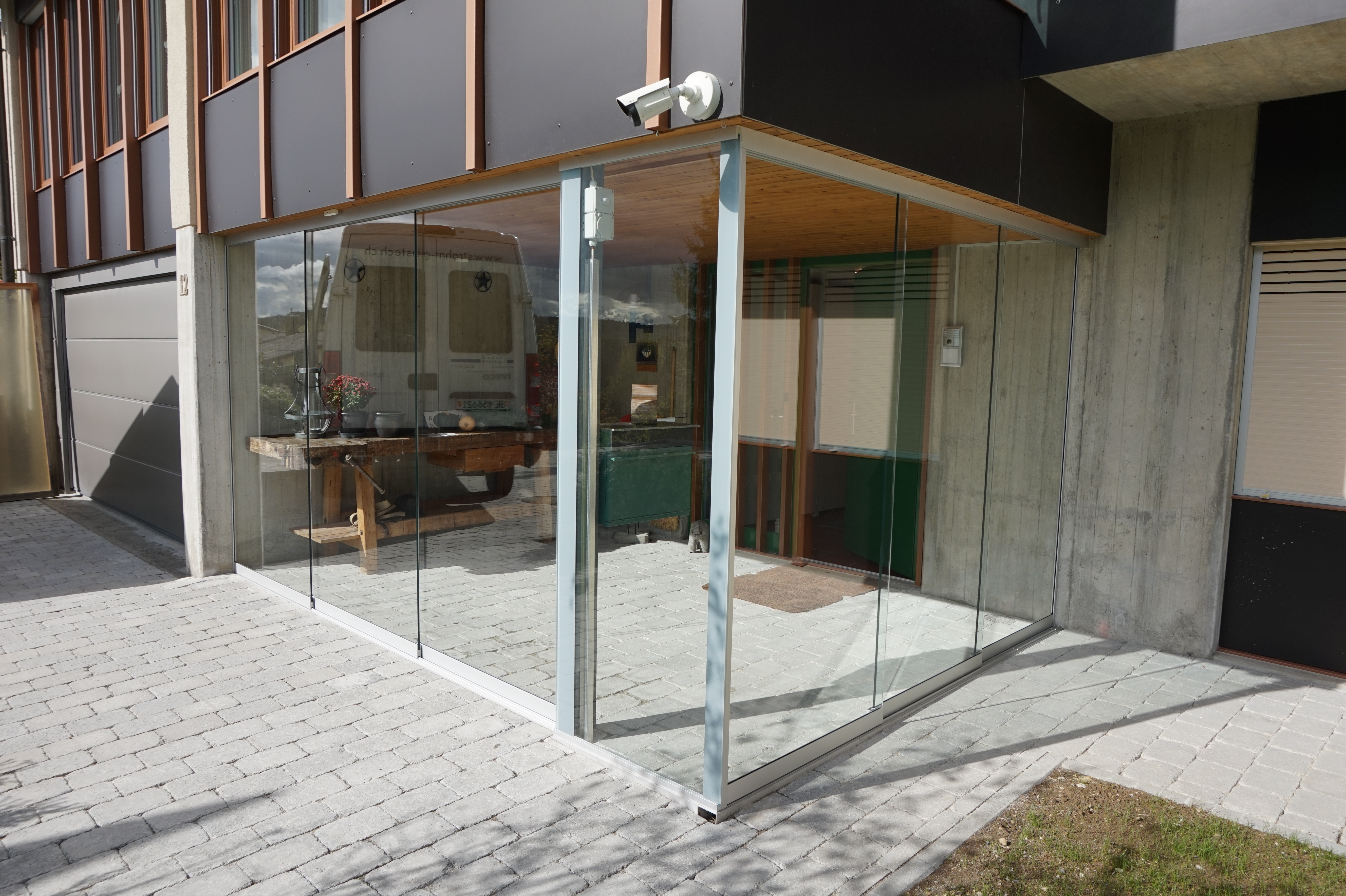 Glasschiebewände