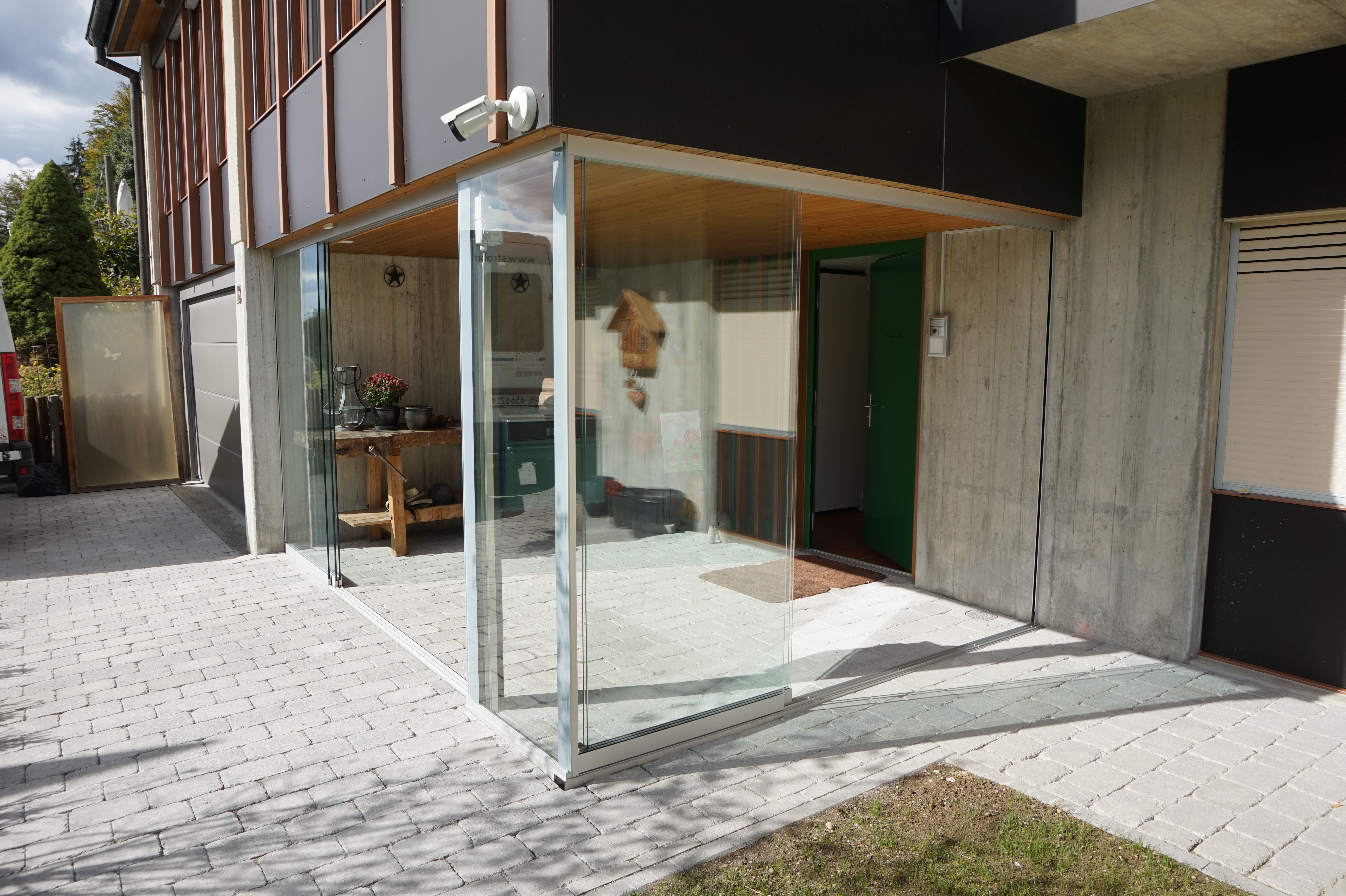 Glasschiebewände