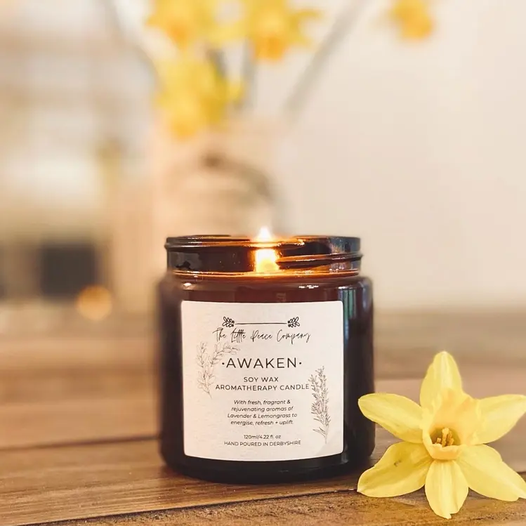 Awaken Soy Wax Aromatherapy Candle 120ml