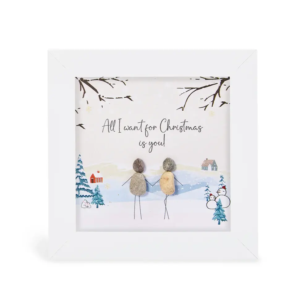Mini Pebble Art - All I want for Christmas is You