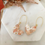 Thumbnail: Blossom Floral Heart Statement Earrings