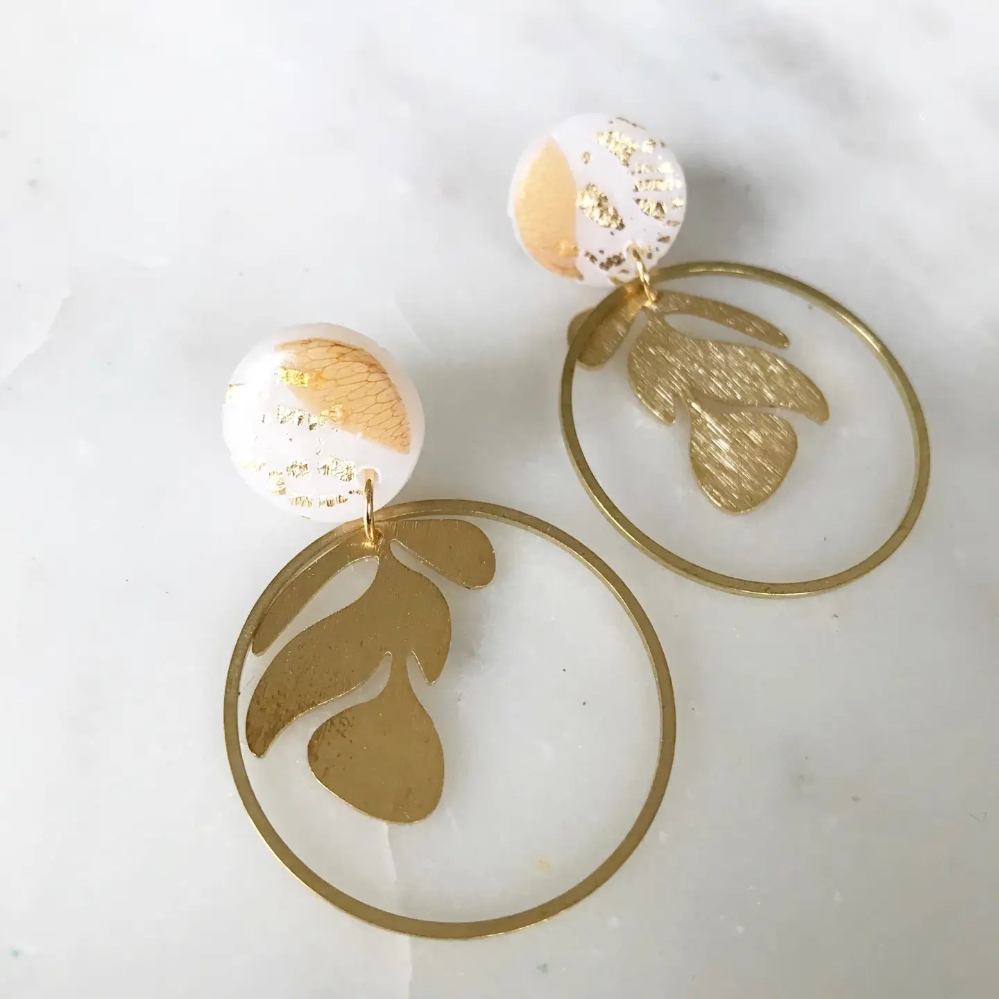 Rose Statement Earrings