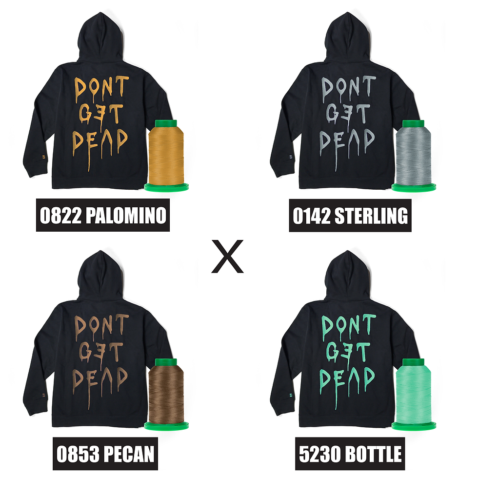 Thumbnail: DONT GET DEAD EMBROIDERED HOODIE