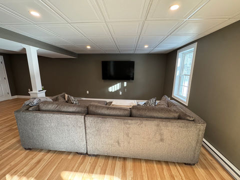 Basement Family Room Attleboro MA