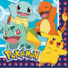 Tovagliolo 33x33 - 2 veli - POKEMON Pz.16