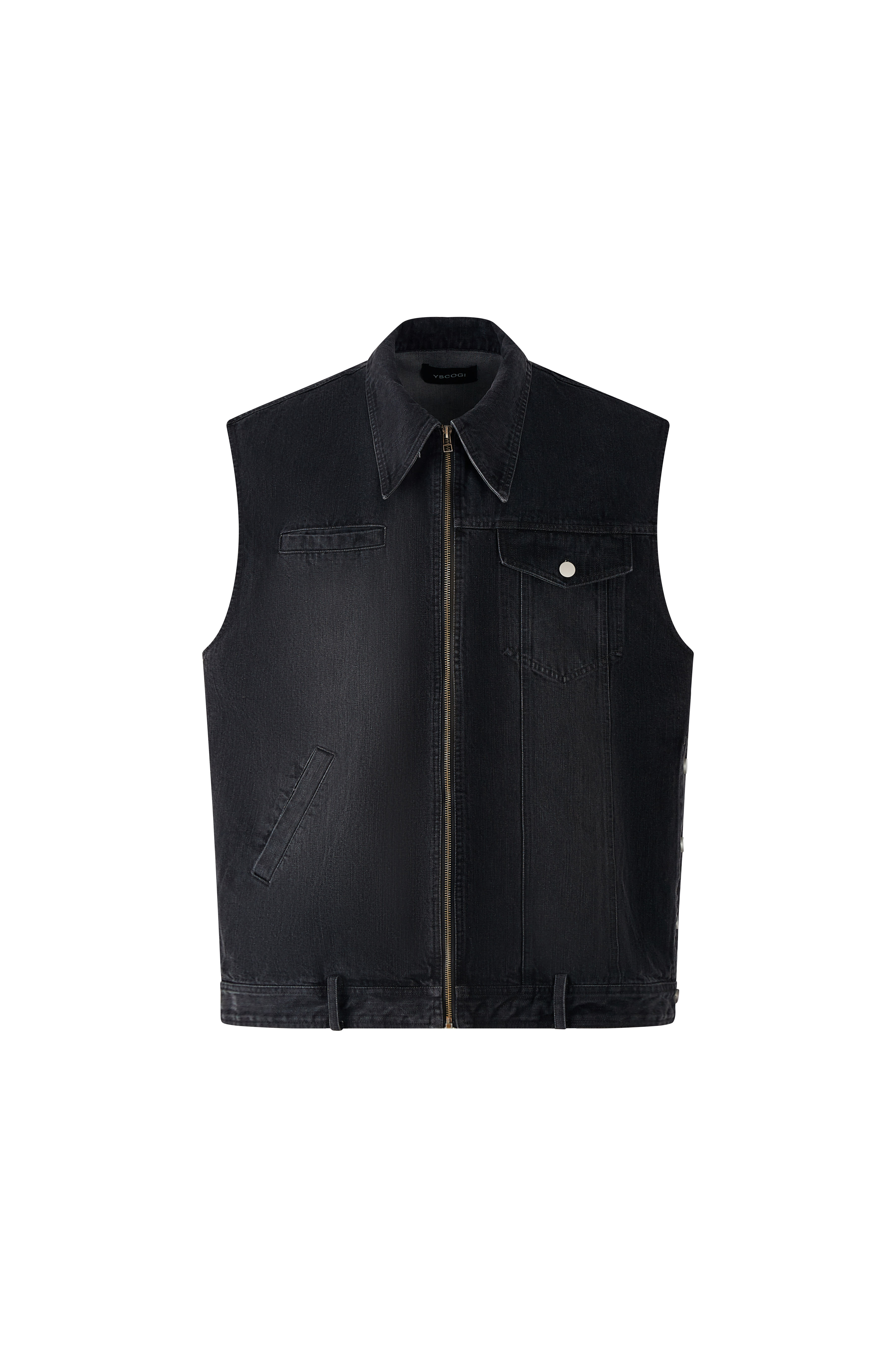 SLEEVELESS JEAN JACKET