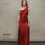 Thumbnail: Elegance Acetate Satin Backless Bow-Tie Evening Dress