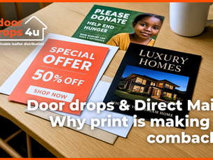 Door Drop campaigns & Direct Mail: Why Print is Making a Comeback