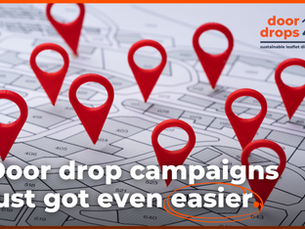 Door drop campaigns just got even easier.