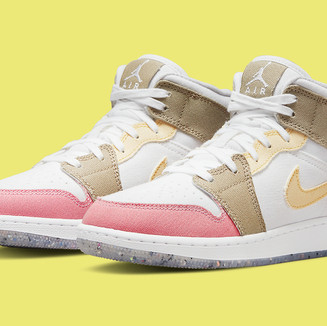Jordan Brand Girl's Spring Rec Canvas & Natural Dye