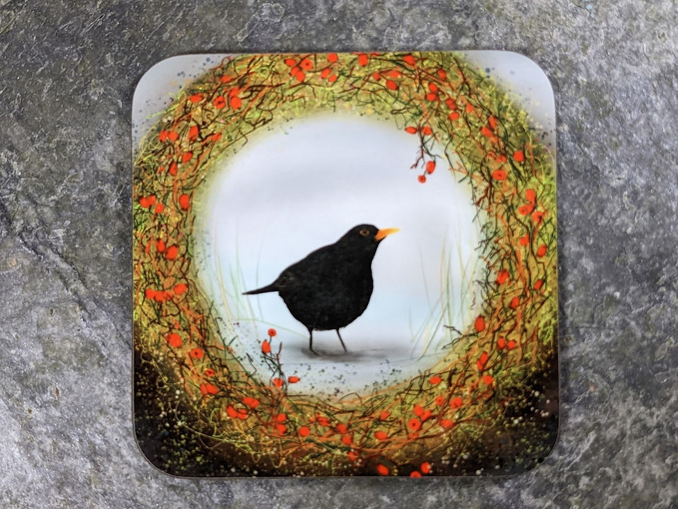 Thumbnail: Winter Bird Collection of Coasters