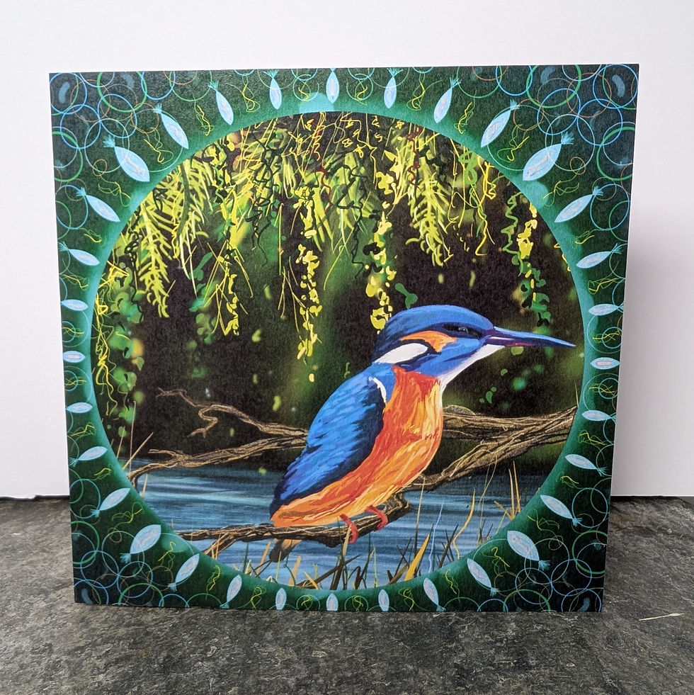 Thumbnail: Kingfisher -  Art Card