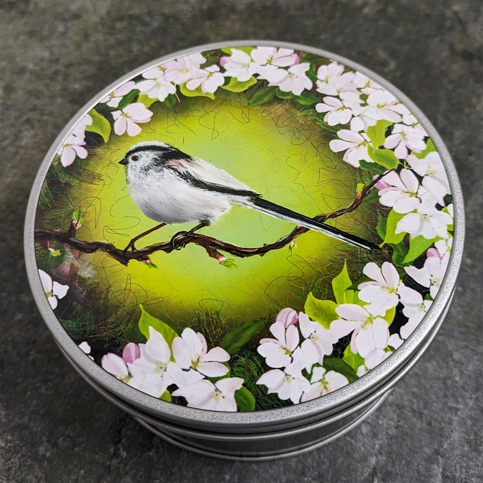 Thumbnail: Round Metal Tins with Lid