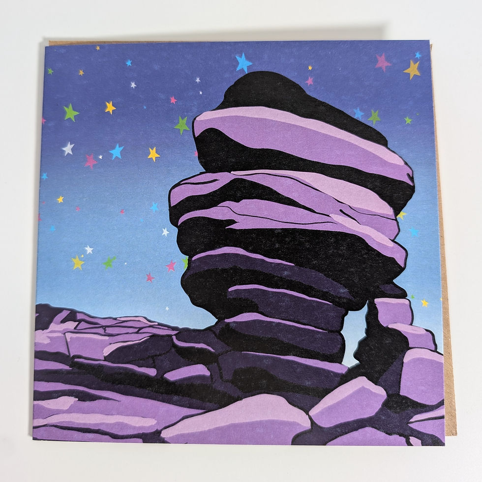 Thumbnail: Set of four Art Cards - Cornish Christmas Collection