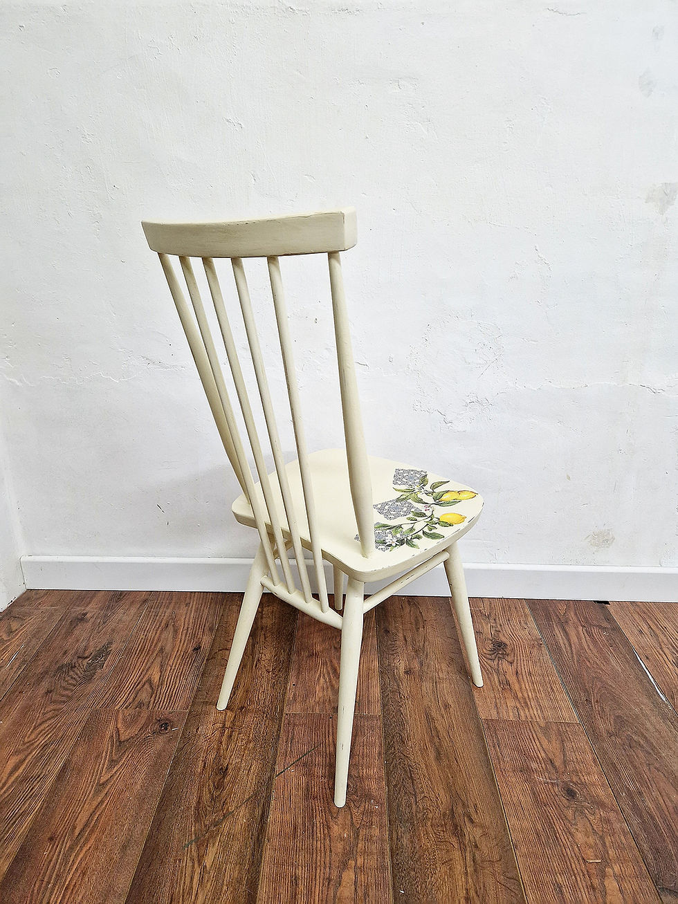 Thumbnail: Sicilian inspired Lemon Chair | Bespoke Upcycled Interior Occasional Chair