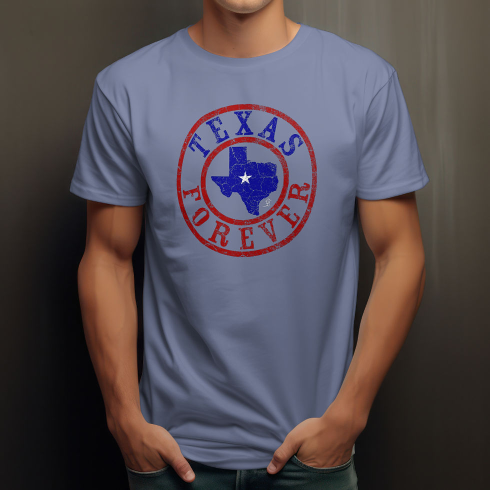 Thumbnail: Texas Forever - Red, White & Blue Distressed
