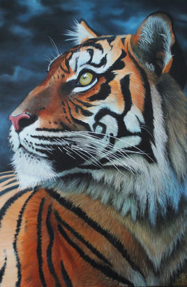 Second painting in a set of Tigers.