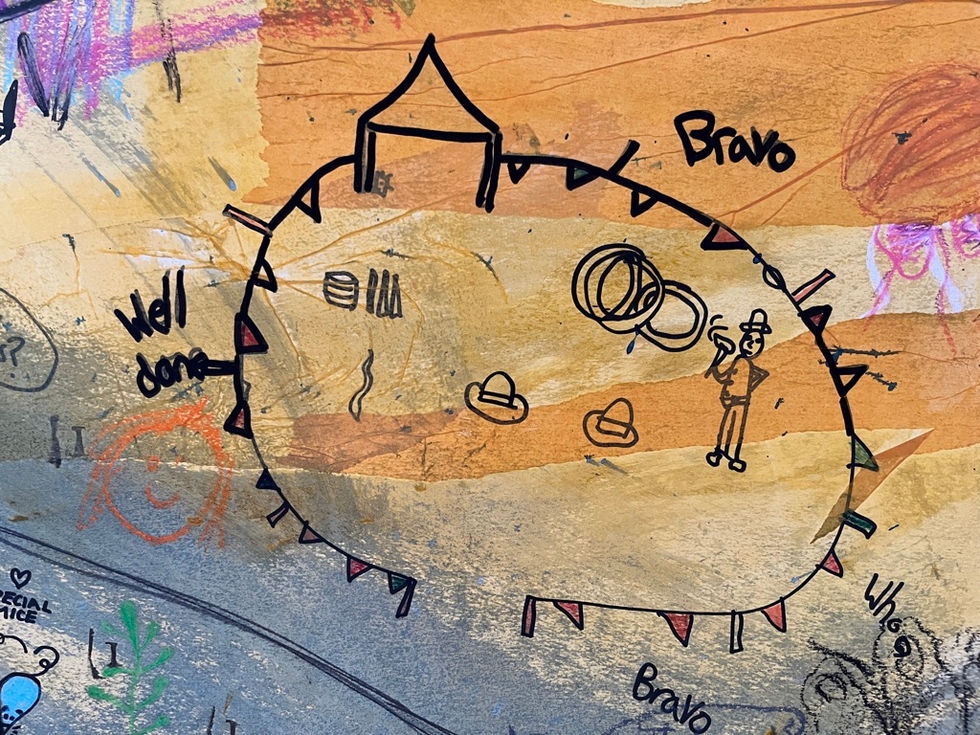 City Arts Portsmouth CIC getting Creative at Compton Music Festival, Making Art Sustainably