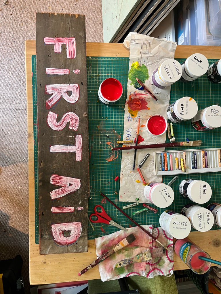 City Arts Portsmouth CIC getting Creative at Compton Music Festival, Making Art Sustainably