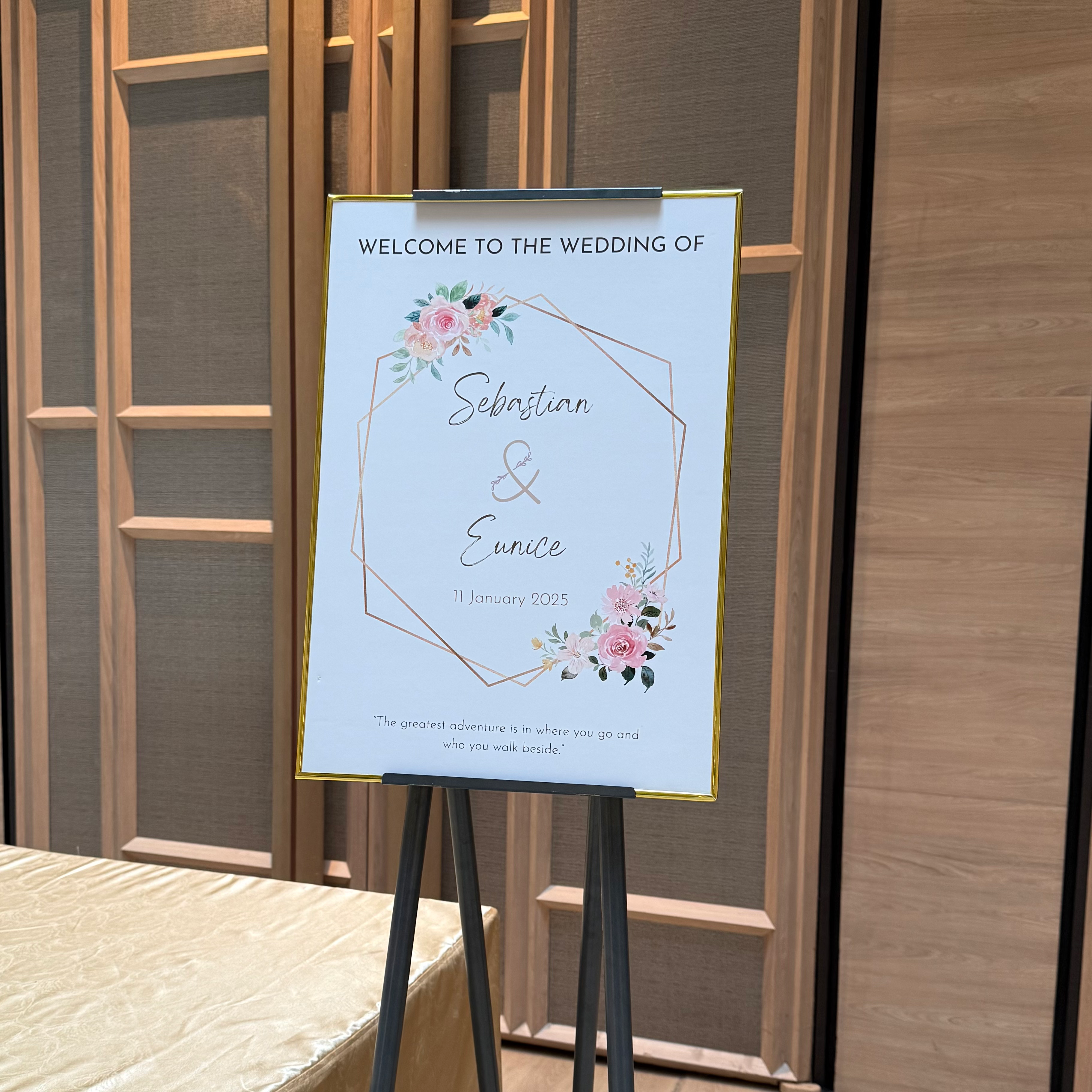 Custom Wedding Welcome Signage/Board