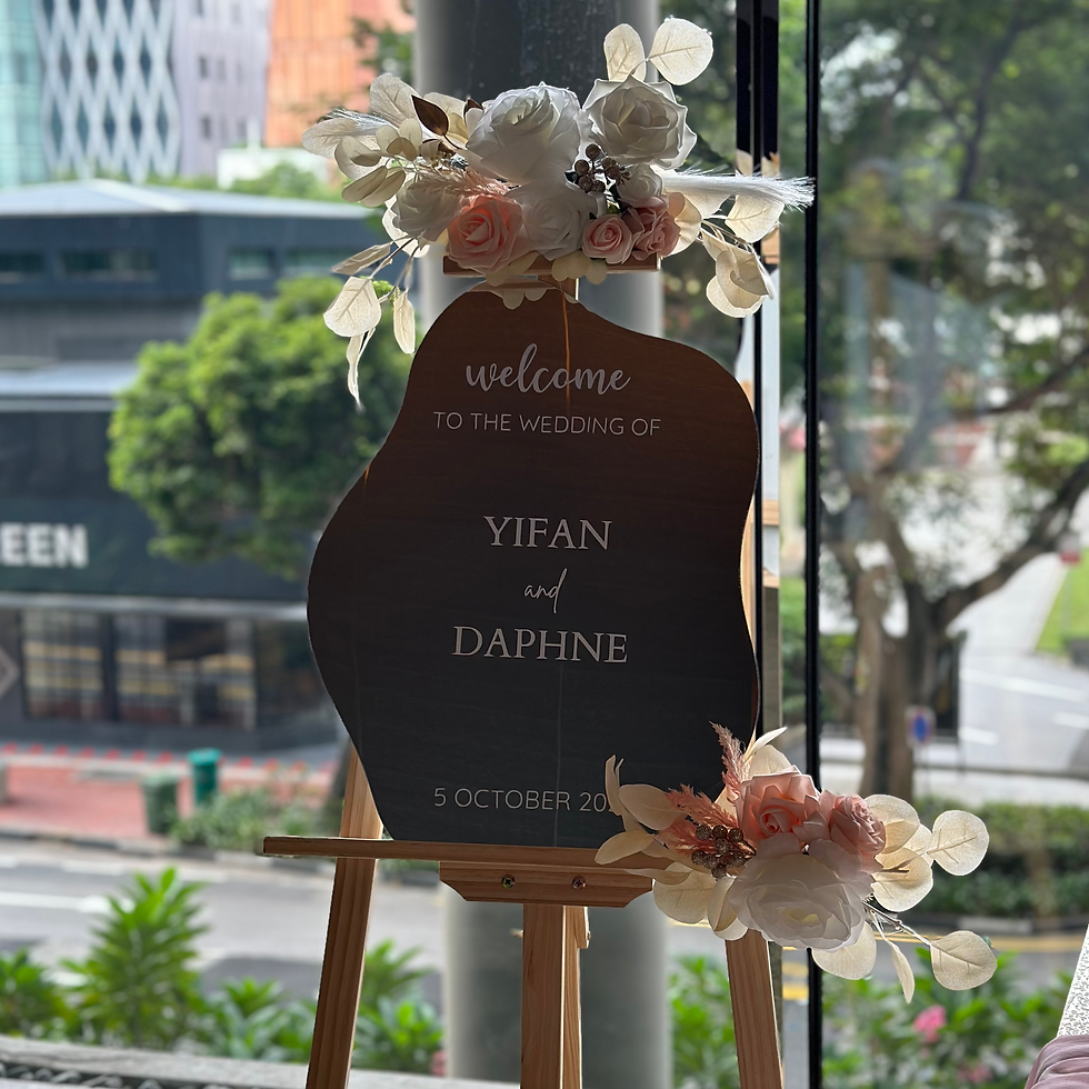 Wedding Mirror Signage