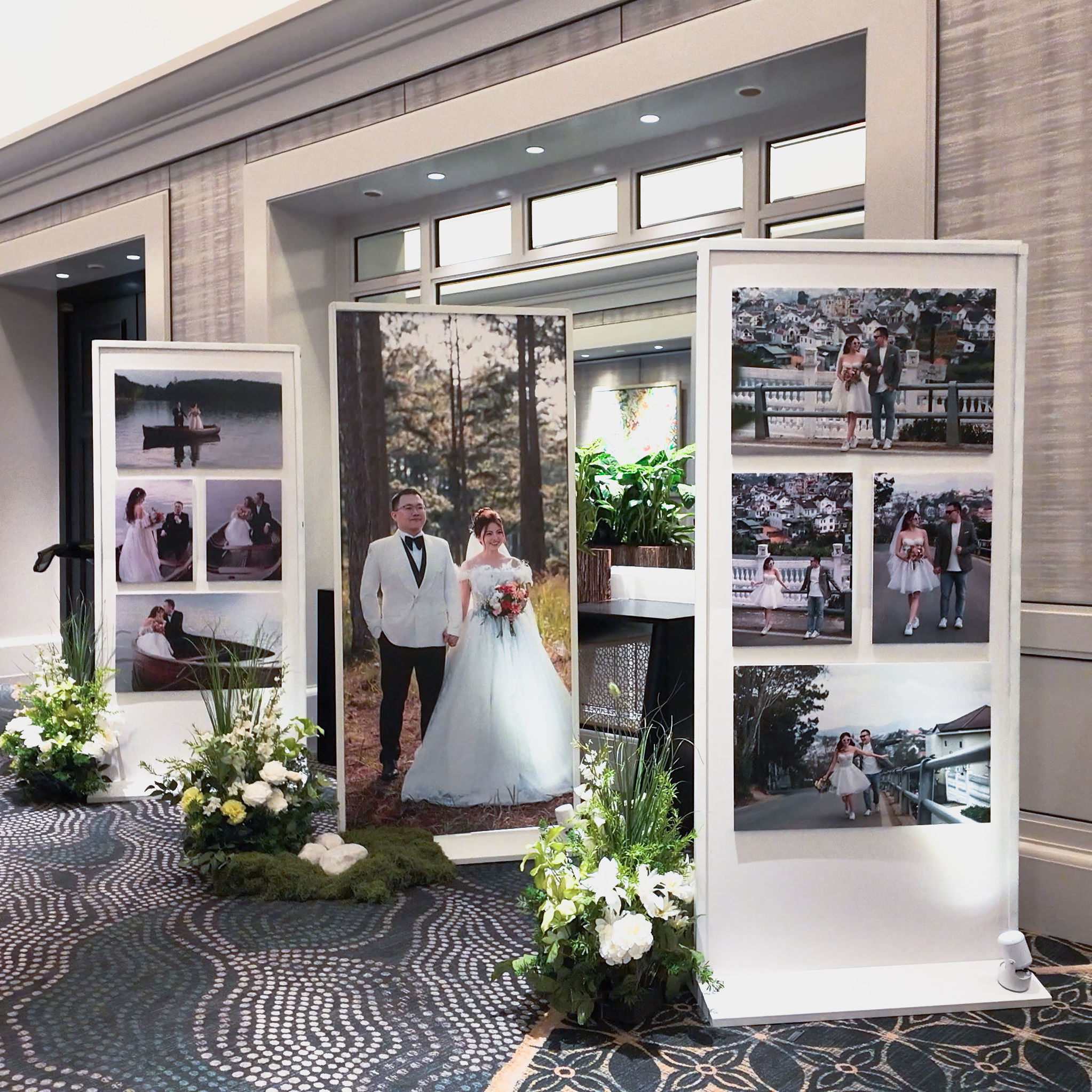 Grande Gallery (3 panels) White