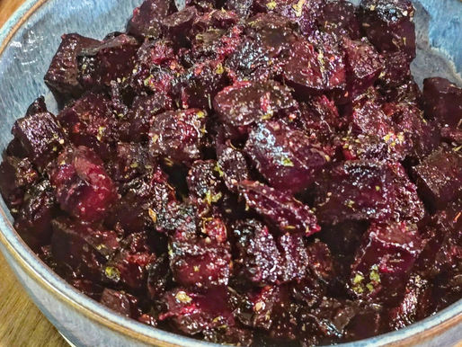Air Fryer Roasted Beets with Lemon & Thyme