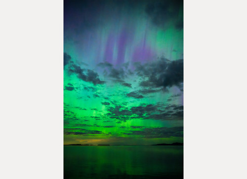 Aurora Over the Inland Sea - South Hero, Vermont | Andre Costantini