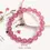 Thumbnail: Natural Crystal Strawberry Bracelet Hand String, DIY Crystal Hand String