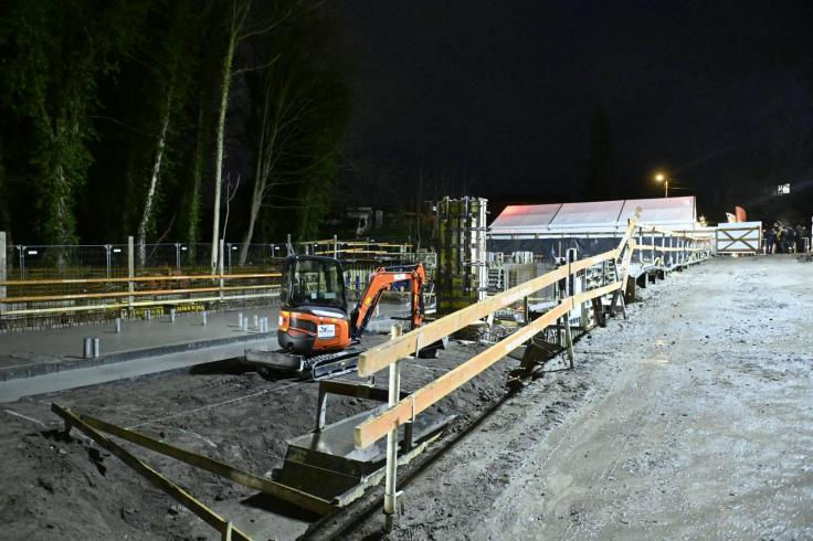 Les travaux ont officiellement débuté sur le site. – E.G.