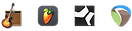 Daw Logos( logic, FL Studio, ableton)