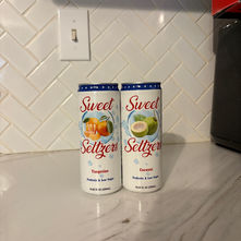 Tangerine & Coconut Sweet Seltzers