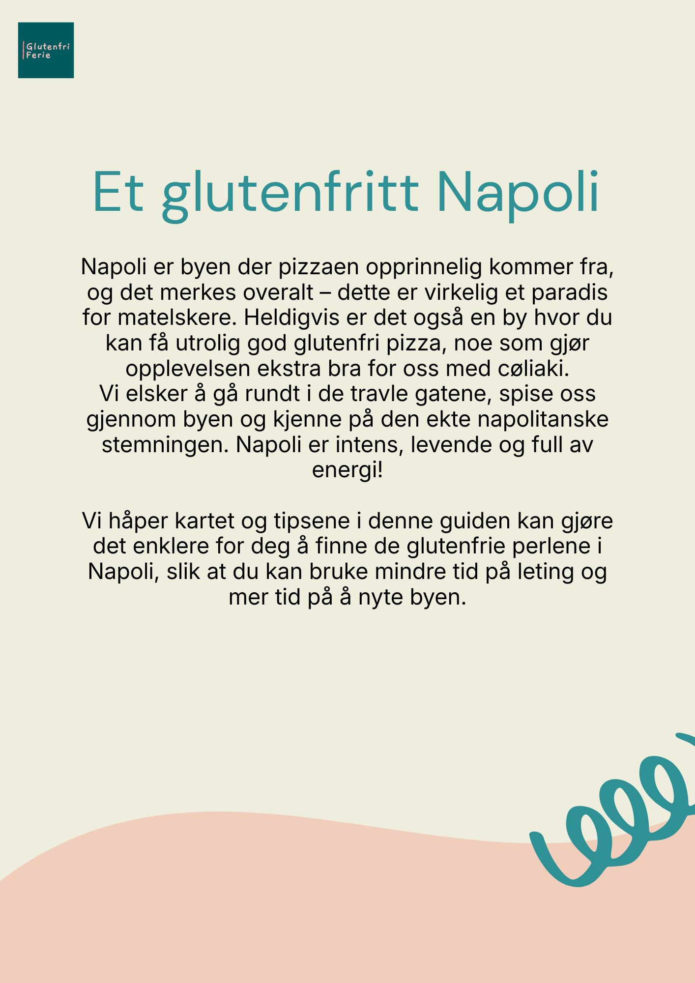 Glutenfritt Napoli - Maps-kart med 40+ spisesteder