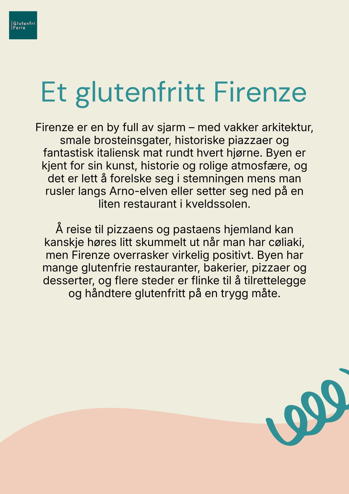 Glutenfritt Firenze – Google Maps-kart med 20+ spisesteder