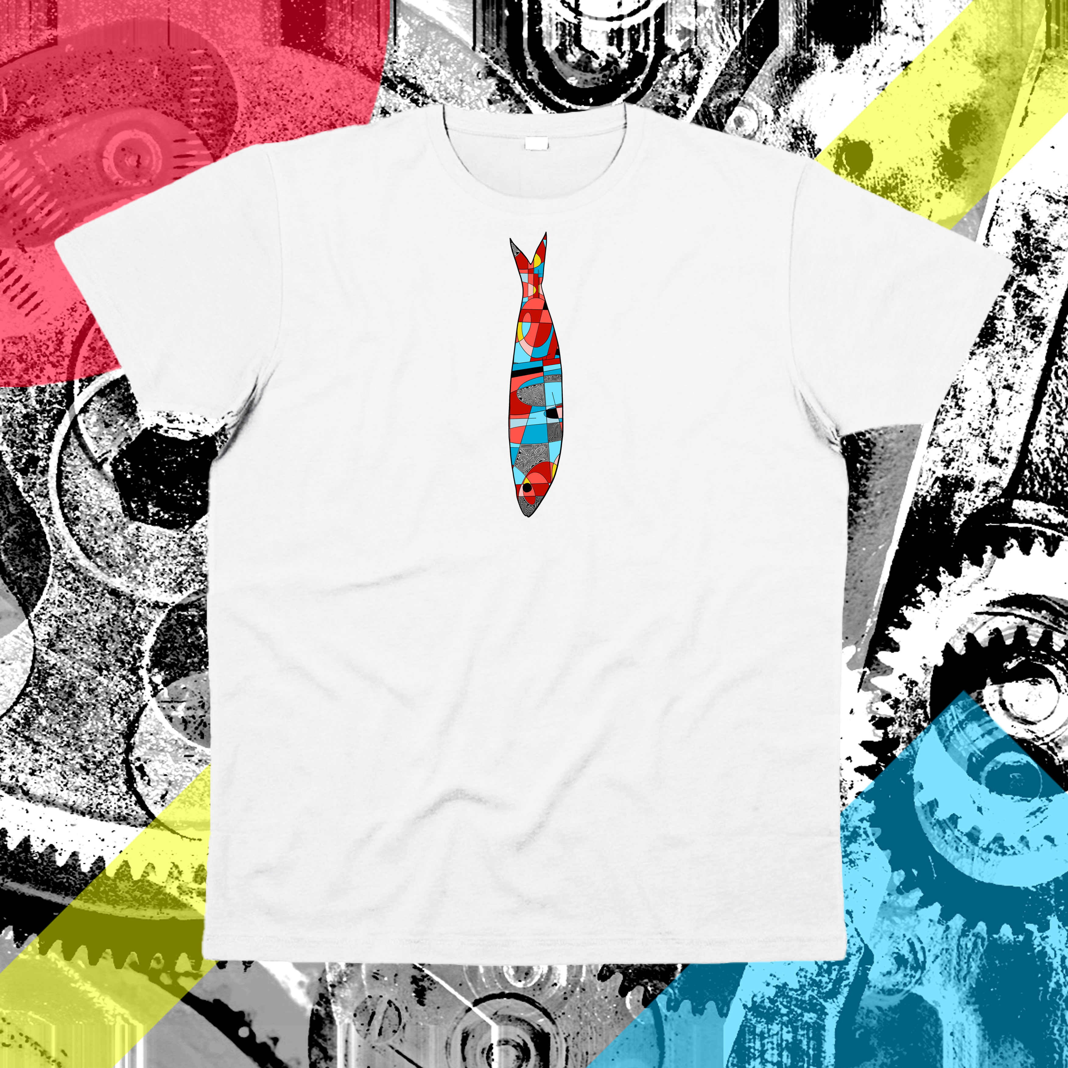 "SARDINHA 9" su t-shirt unisex