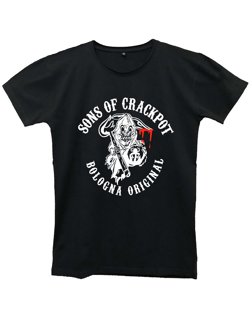 Miniatura: "SONS OF CRACKPOT" on MII60 white and black - Made in Italy
