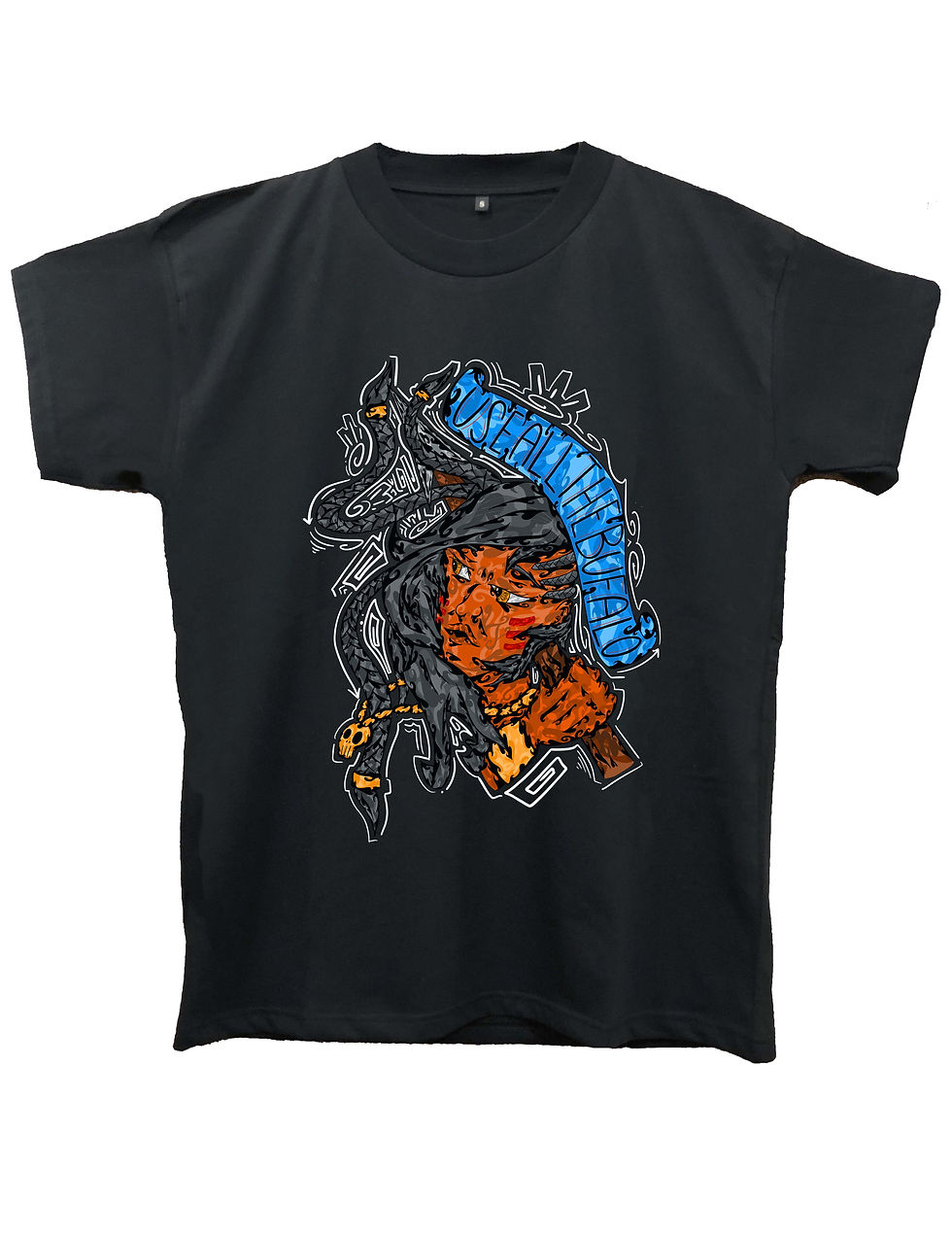 Thumbnail: "USE ALL THE BUFFALO" on MIIGC black and white - High quality cotton