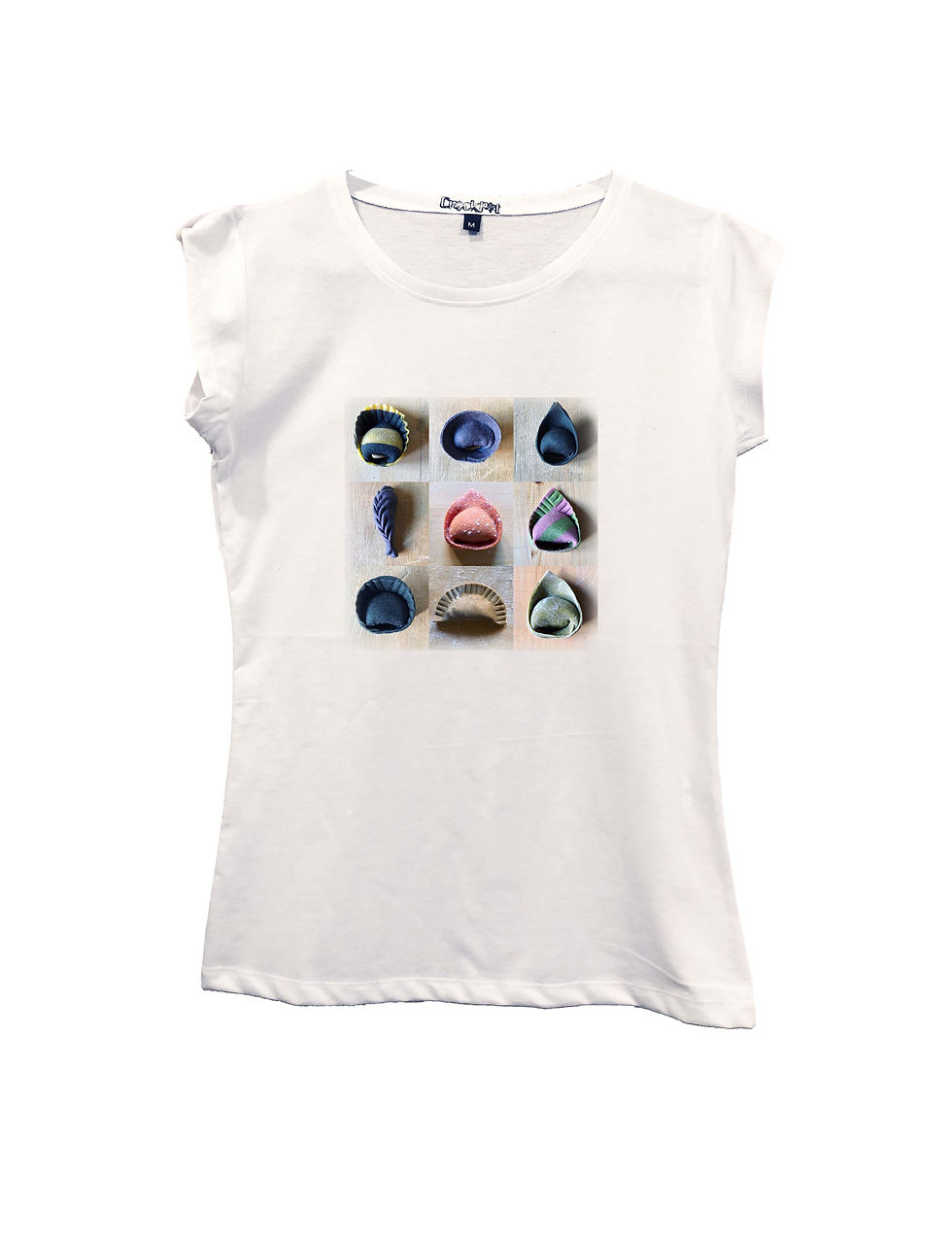 "TORTELLATA MISTA" on Short sleeve t-shirt  - High quality cotton