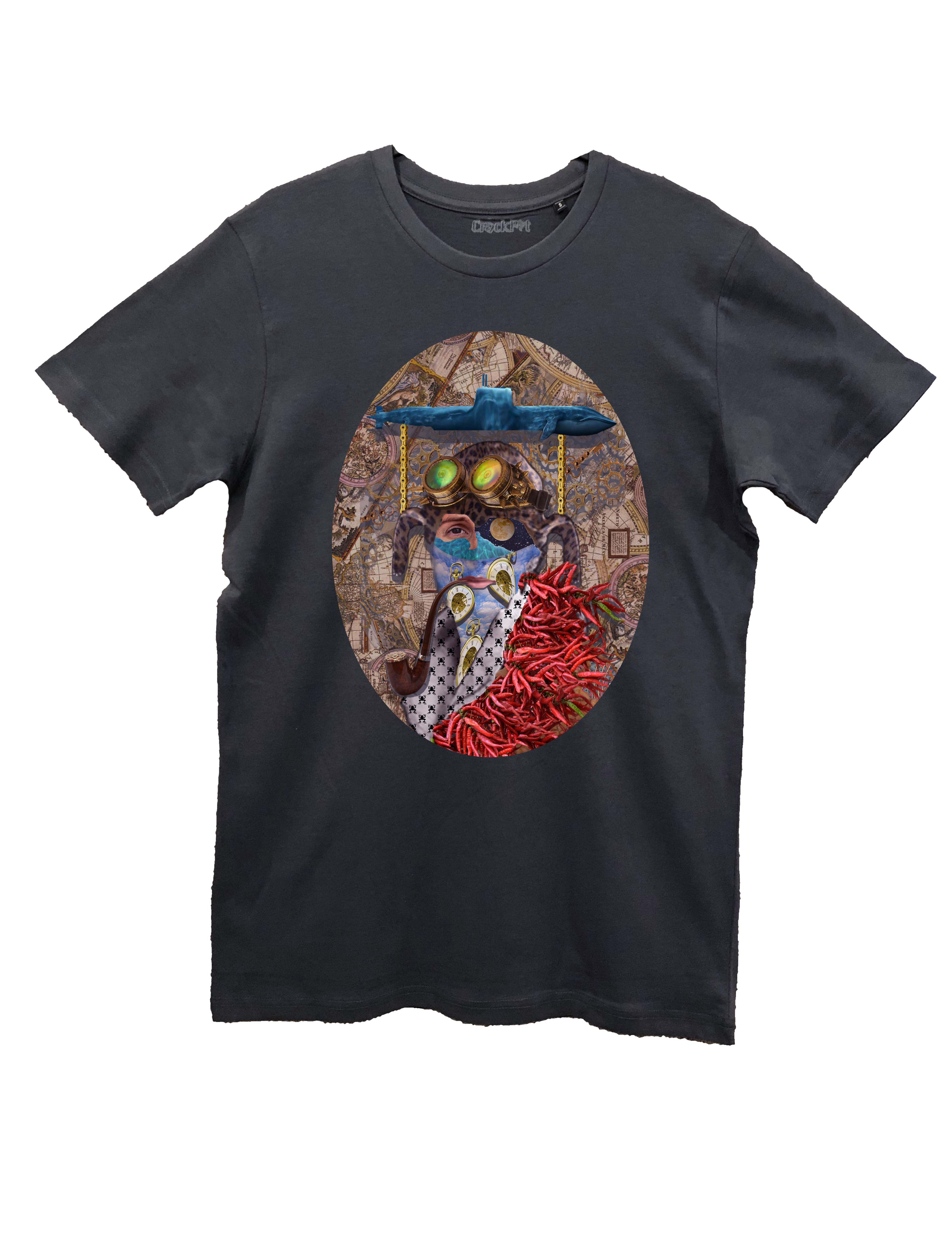 "PICCANTE VOLANTE" on BASIC grey, white and black