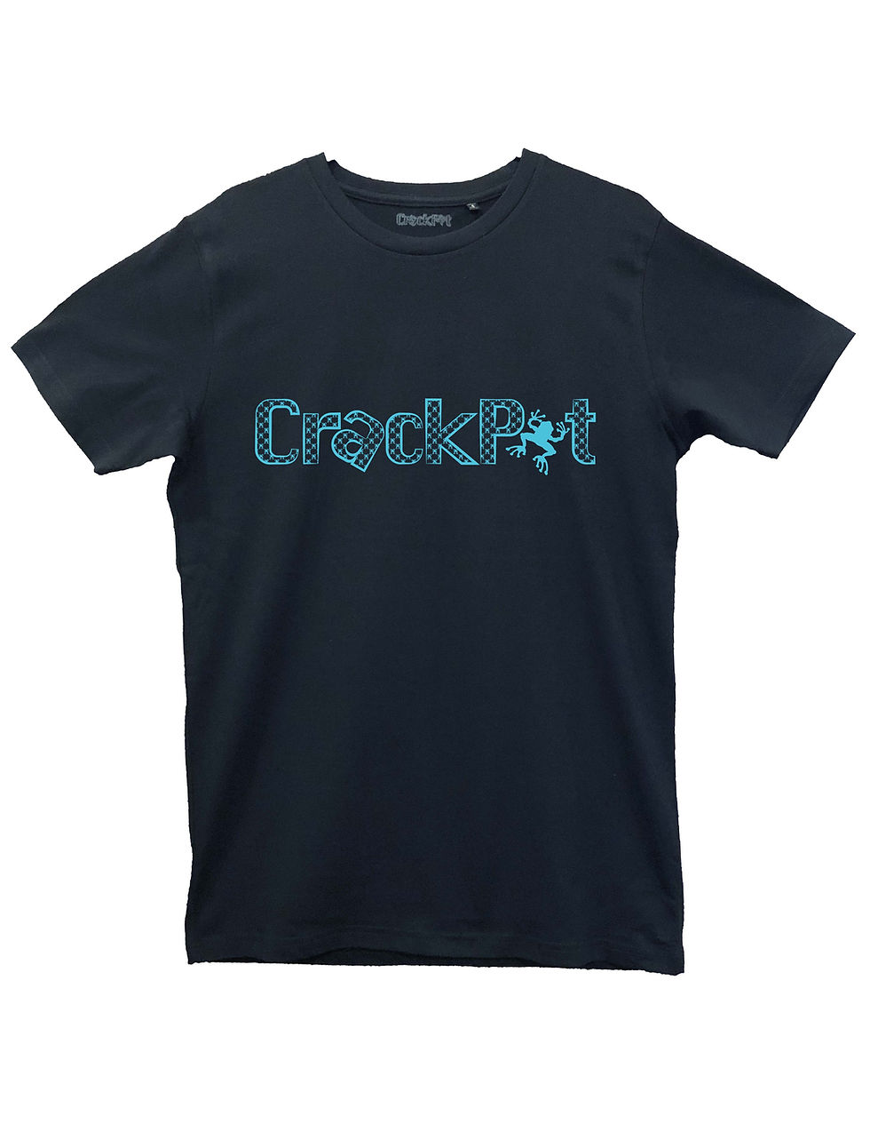 Miniatura: CRACKPOT PATTERN LIGHT BLUE on CABAS grey