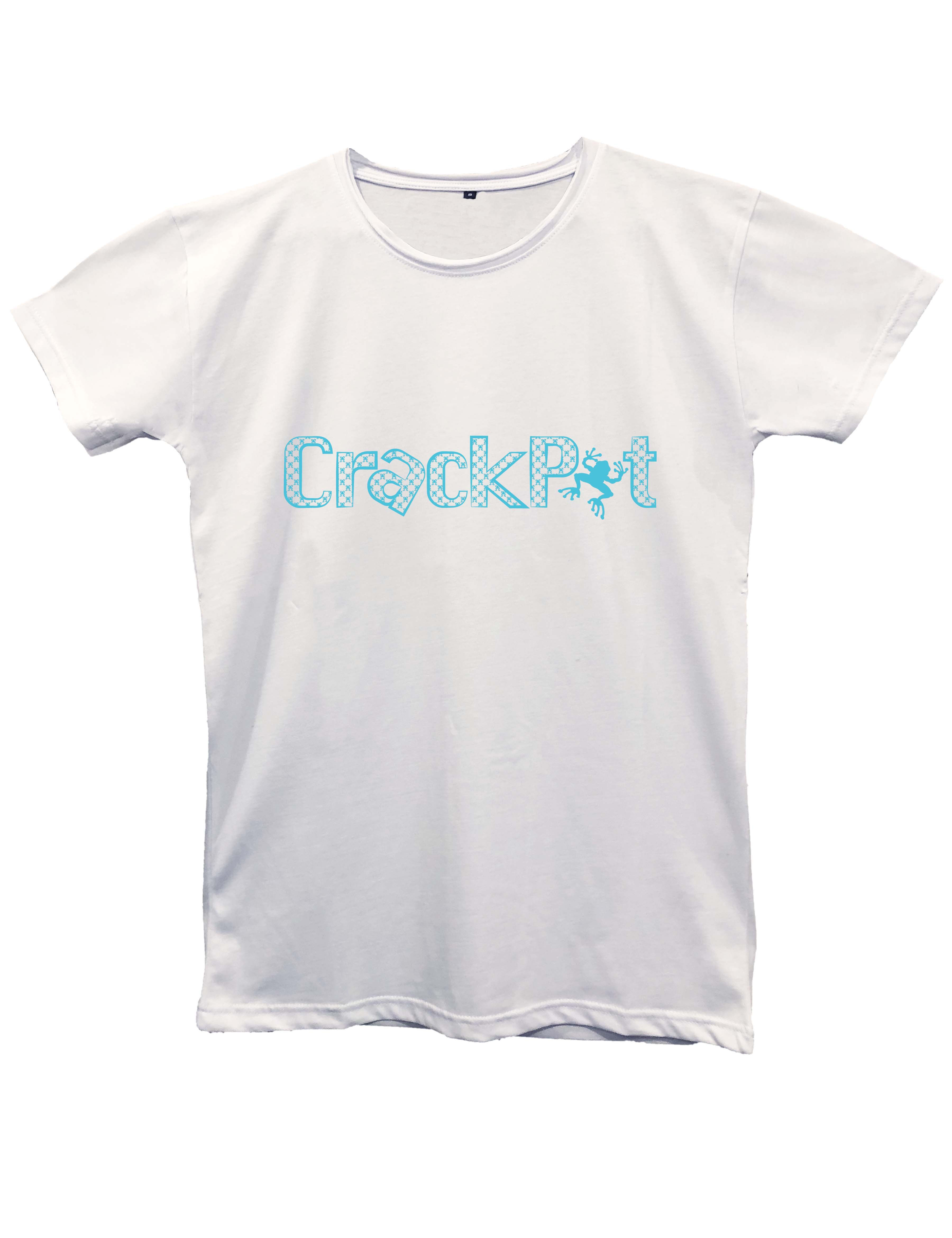 CRACKPOT pattern light blue on MII60 white and black