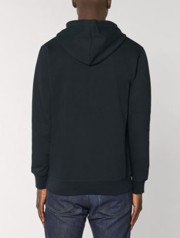 Miniatura: CLASSIC HOODIE - Model 1 - Unisex - Panna / Nero