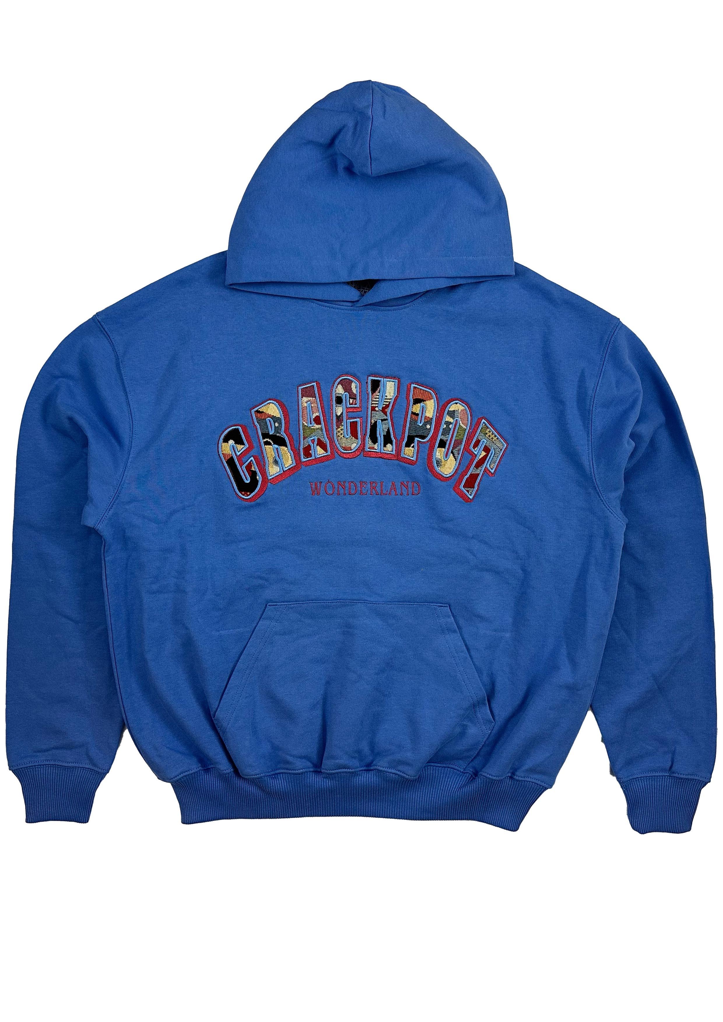 CrackPot College Hoodie Worker Blue