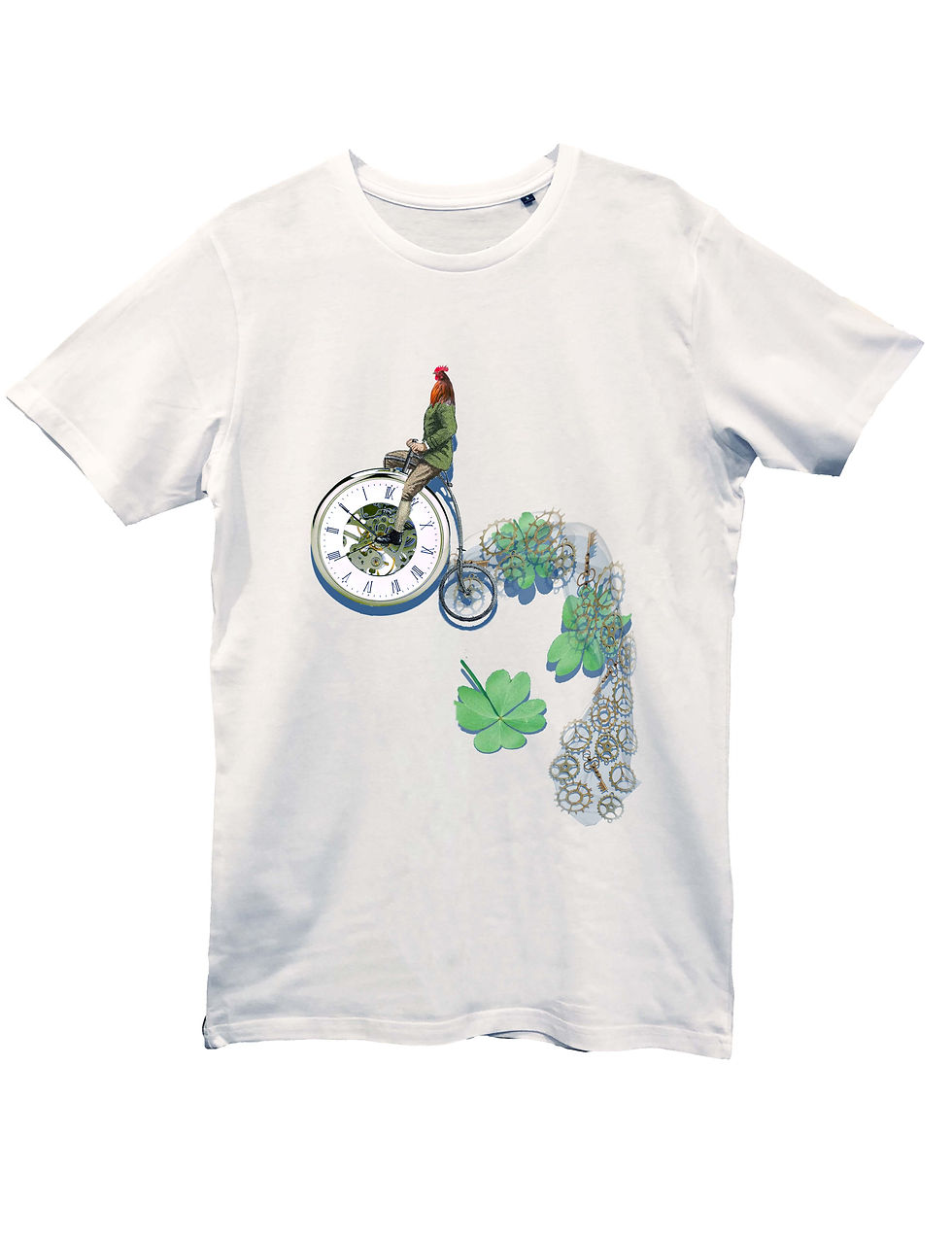 Miniatura: "BIKE ROOSTER" on BASIC grey, white and black