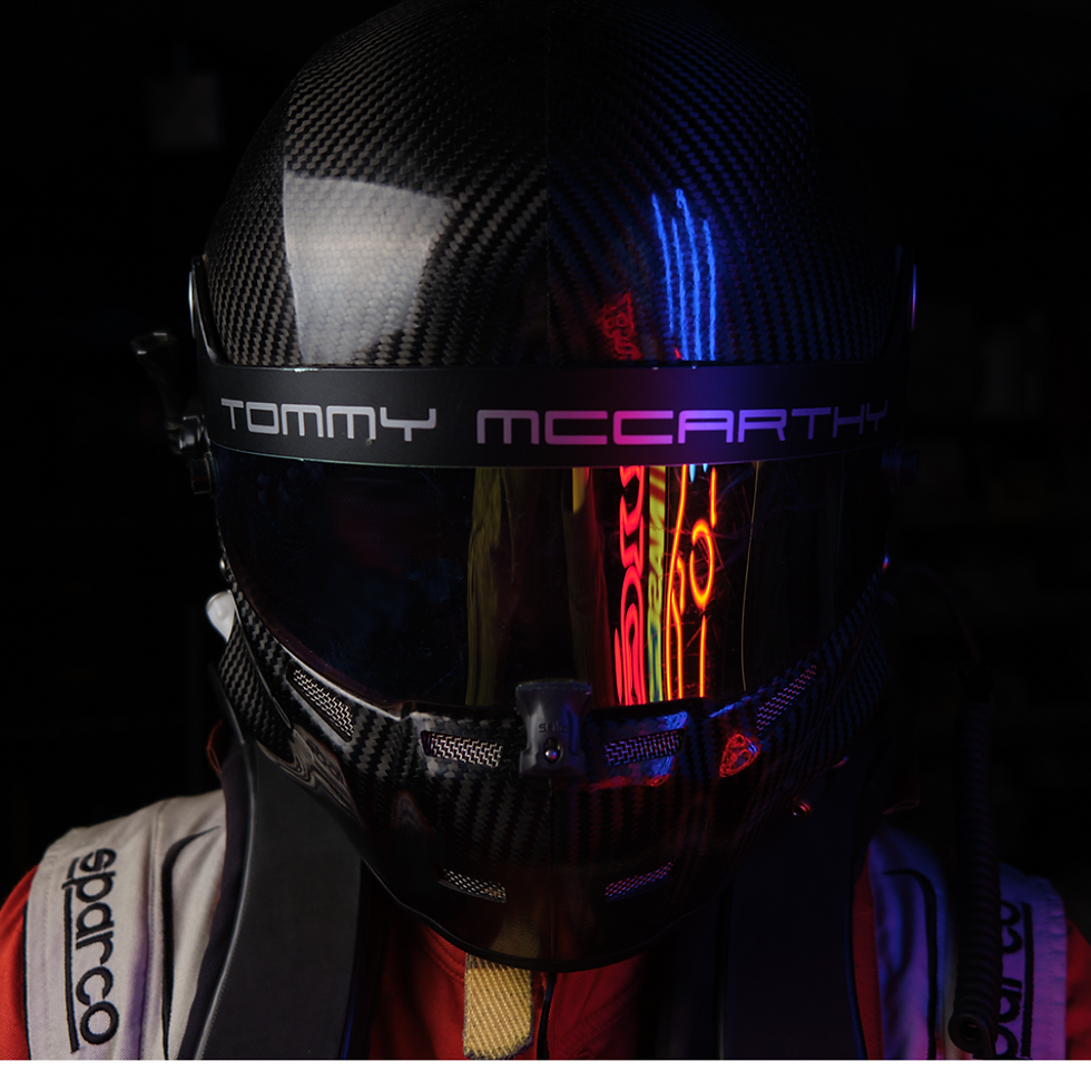 Black TMP Garage front helmet.png